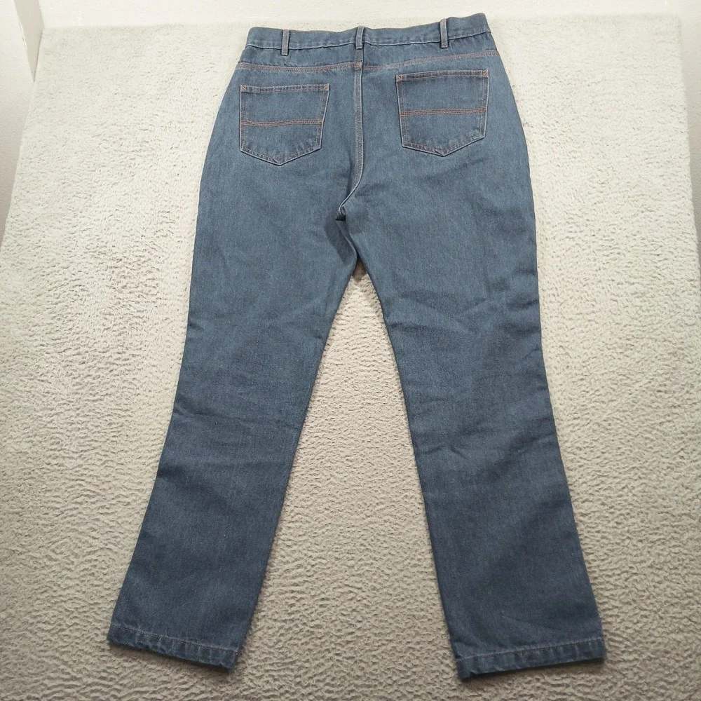 Mission Ridge Denim Men's 38x32 Blue Straight Fit 100% Cotton‎ Jeans EUC